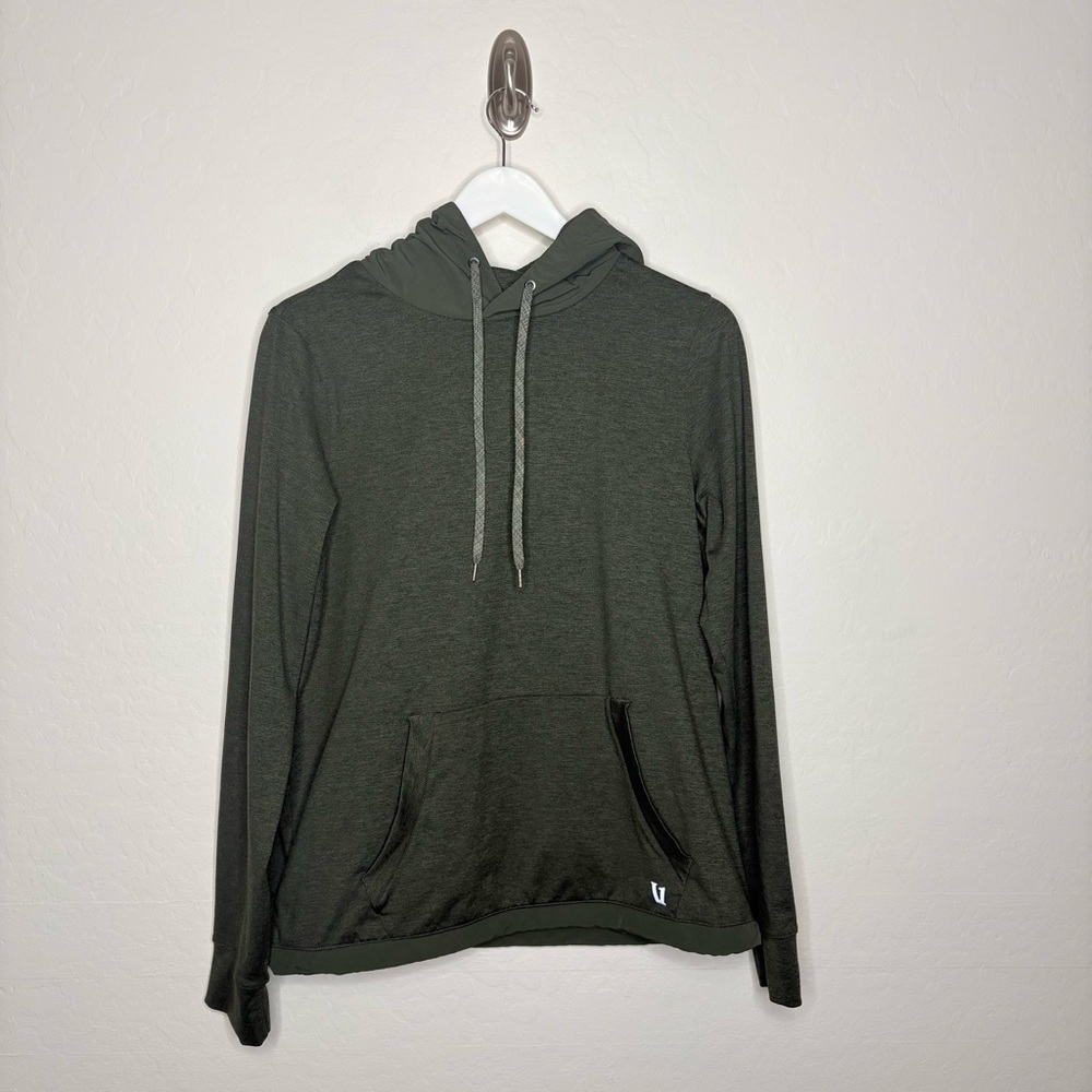Vuori Sunday Element Hoodie in Forest Heather Men’s Size Small